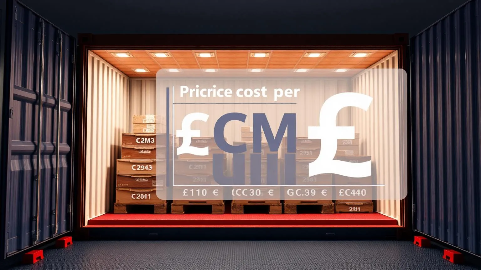 Groupage shipping cost per CBM — UK pricing benchmarks